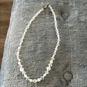 Vintage Aurora Borealis Bead Necklace